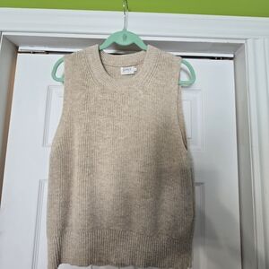 ONLY Women's Cream Sweater Vest